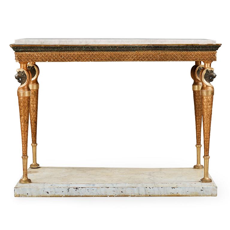 KONSOLBORD. Sengustavianskt, 1800-talets början.