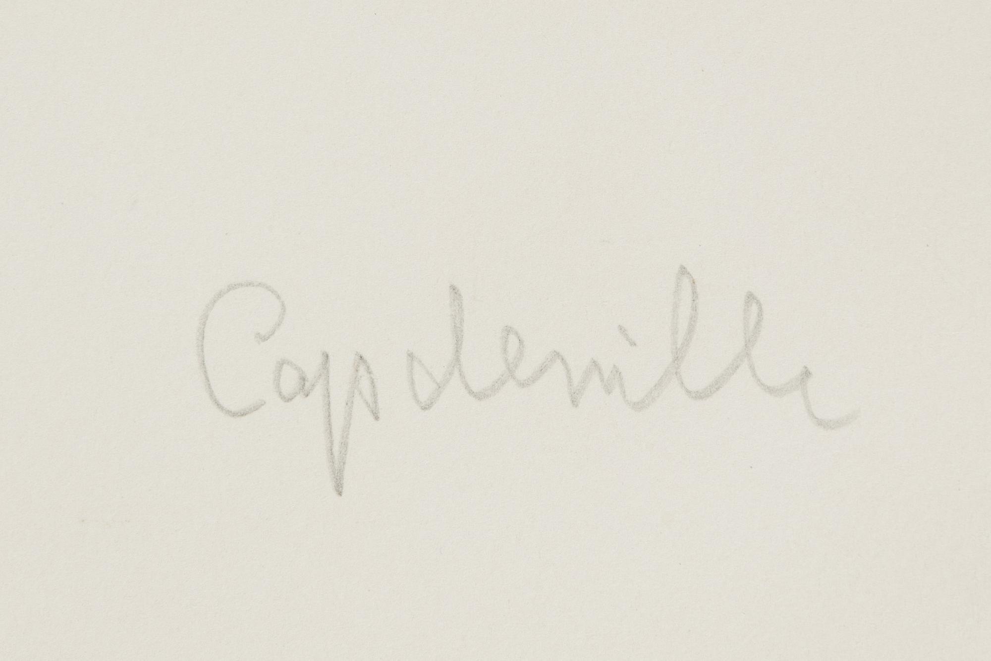 Jean Capdeville, color lithograph, signed and numbered 53/90.