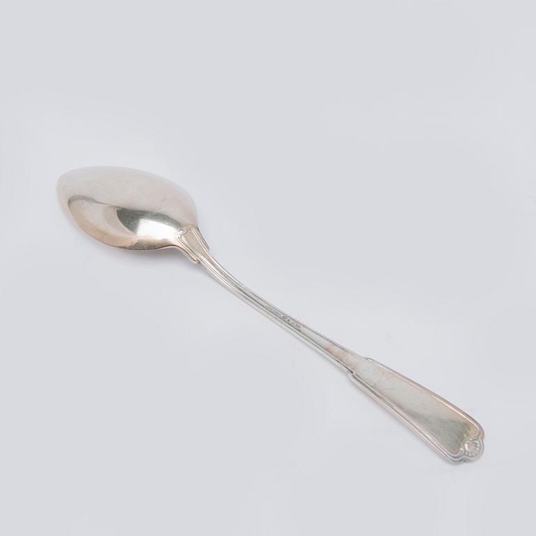 W.A. Bolin, bestickuppsättning, 89 delar, silver, Stockholm 1938, gammal Fransk.