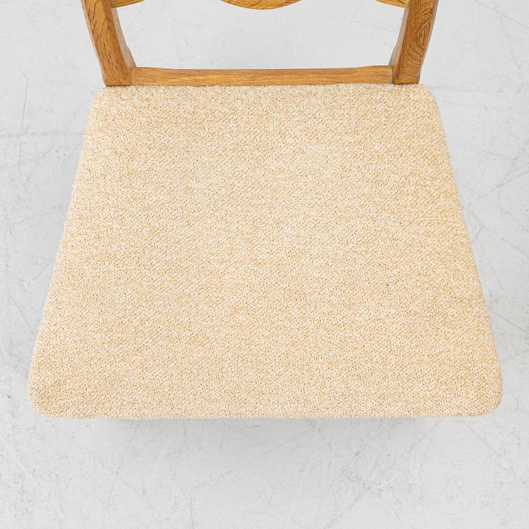 Henning Kjærnulf, six "Razorblade" chairs, Denmark, 1960's.