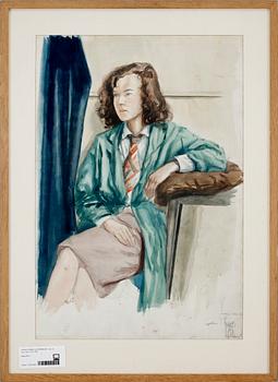 ISABELLA WRANGEL, olja på duk, sign o dat 1955.