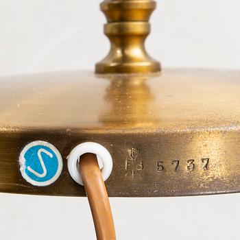 Einar Bäckströms Metallvarufabrik, Floor lamp, model "5737", mid-20th century.