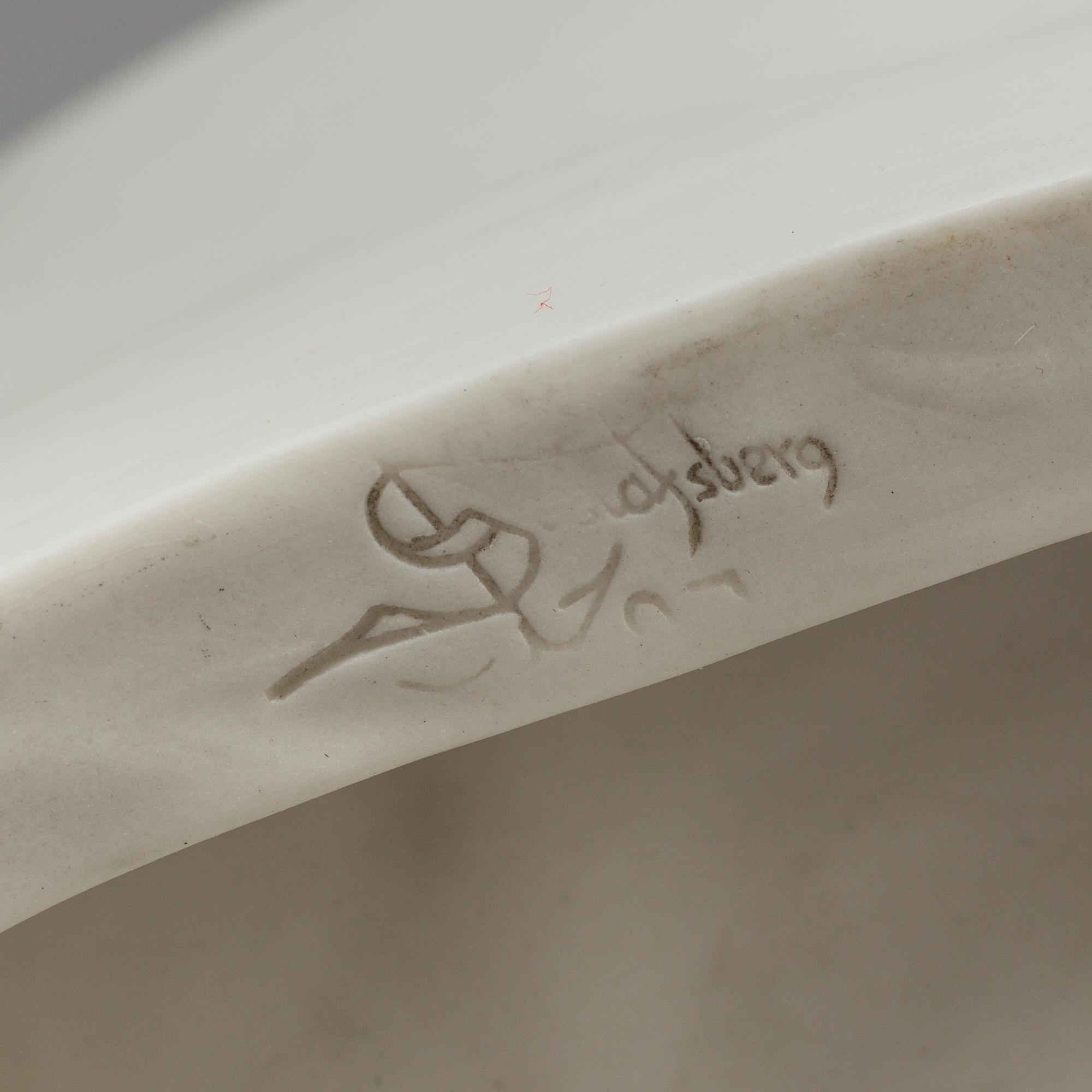 TWO PARIAN FIGURES, Rörstrand and Gustafsberg, ca 1900.