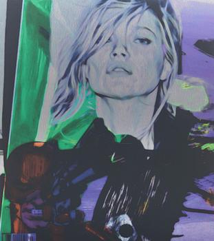 Felix von Altersheim, "Kate Moss - Bulls Eye", 2018.
