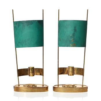 131. A pair of Swedish Empire reading lights.