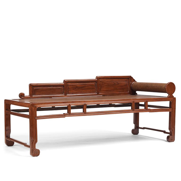 A Chinese day bed, Qing dynasty, second half of 19th century.