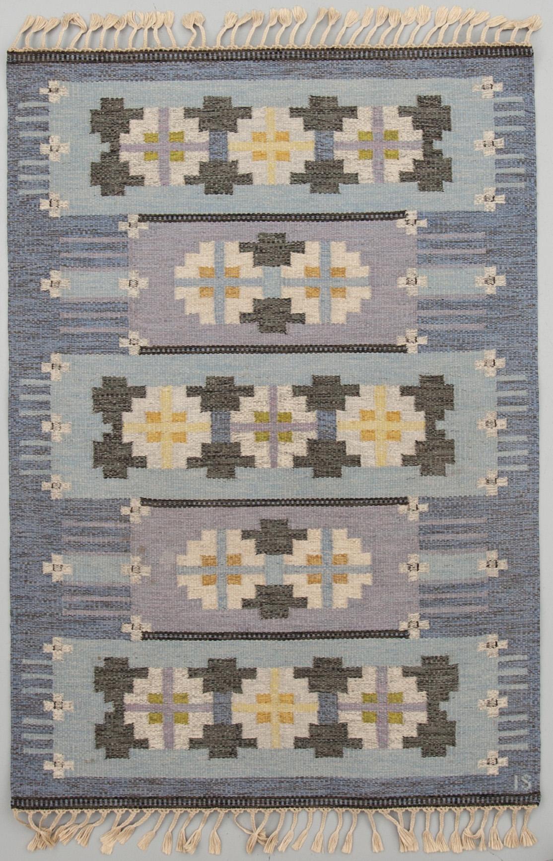 MATTA, rölakan, signerad IS (Ingegerd Silow). Ca 200 x 140 cm.