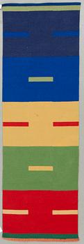 MATTA, "Strecket", Gunilla Lagerhem-Ullberg. Kasthall, 1990-tal. Ca 261x84 cm.