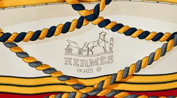 SCARF, siden. Hermés Paris, "Grande tenue".