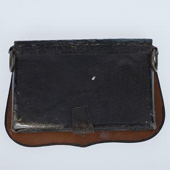 KARTUSCHVÄSKA, 1800-tal.