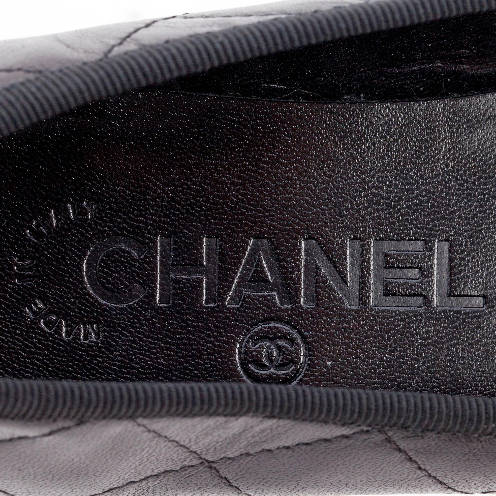 CHANEL, ett par ballerinaskor. Enligt märkning storlek 36,5.