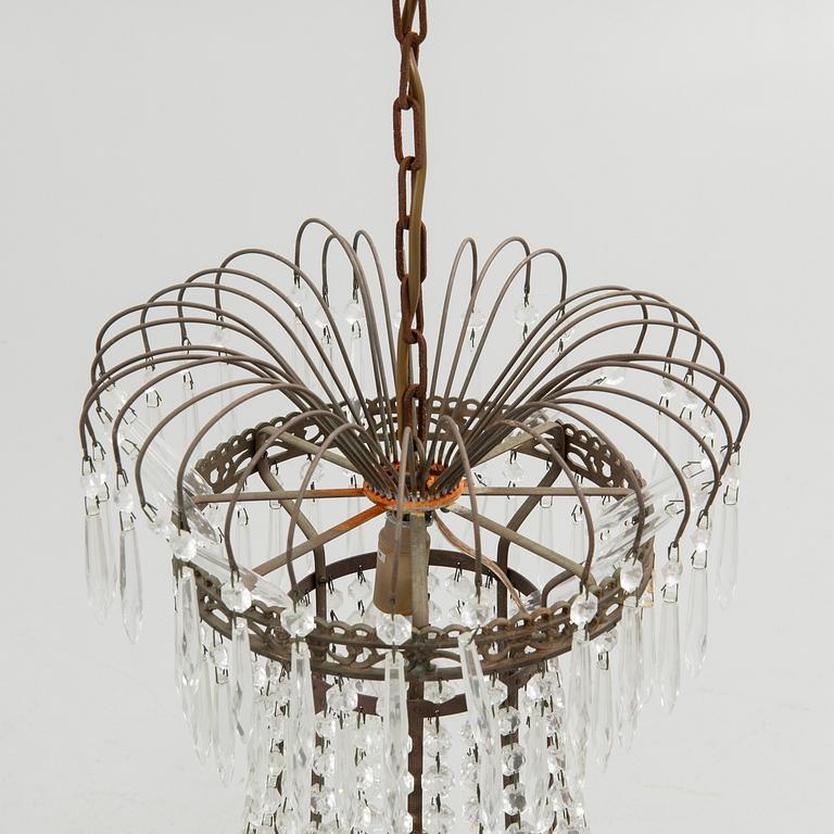 Chandelier, Gustavian style, 20th century.