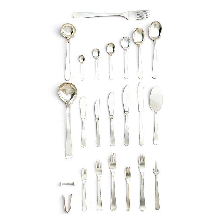 Wiwen Nilsson, a sterling silver cutlery-set of 224 pieces, Lund, Sweden 1954-1966.