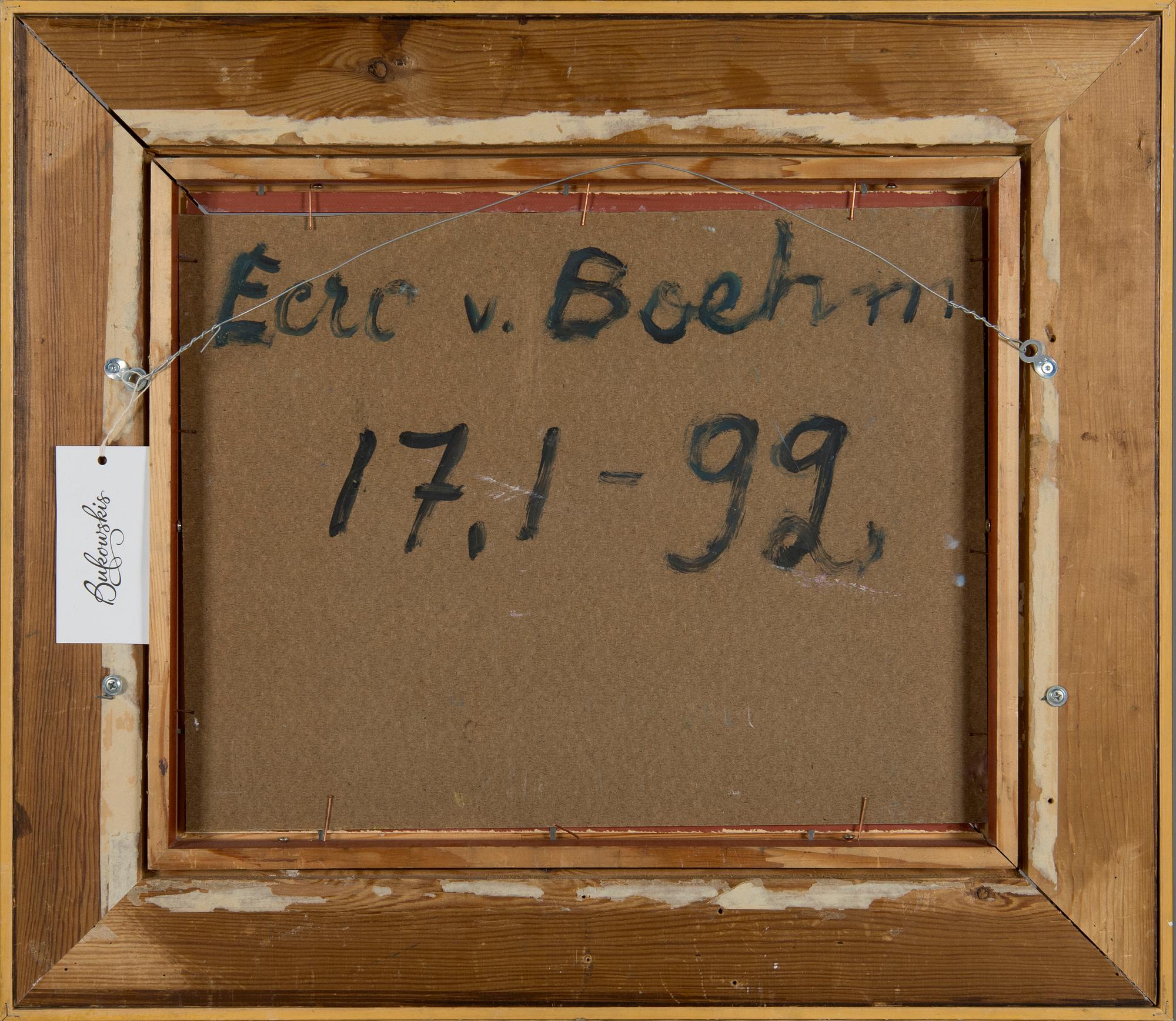 Eero von Boehm, Still Life.