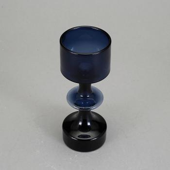 POKAL, glas, Kaj Franck, signerad och daterad -64. Nuutajärvi, Notsjö, Finland.