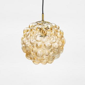 A glass ceiling lamp, Glashütte Limburg, Germany, second half of the 20th century.