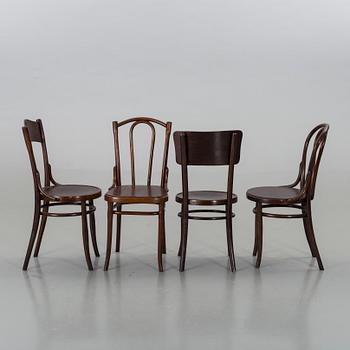 STOLAR, Thonet och Thonet-stil,  8 stycken, 1900-talets första hälft.