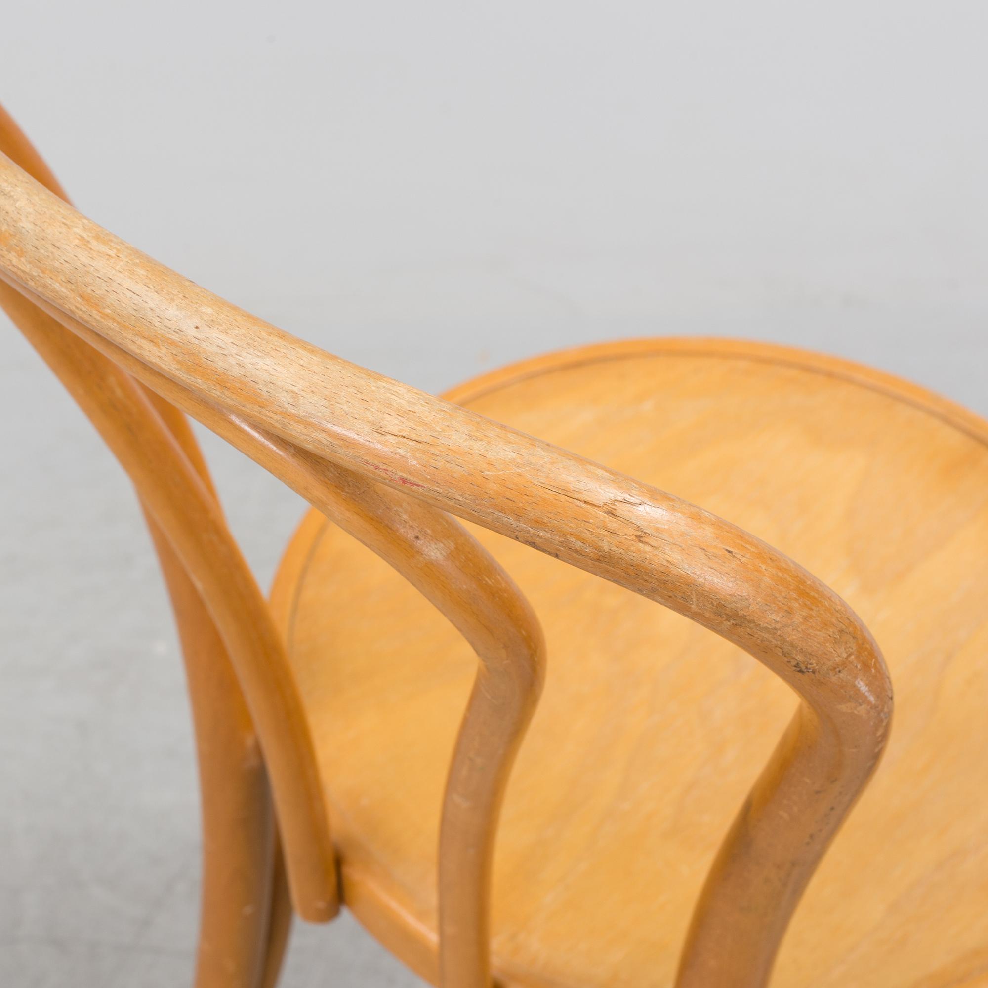 A set of four "Öglan" chairs by IKEA.