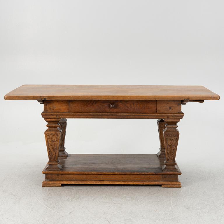 A Swedish provincial table, dated 1792.