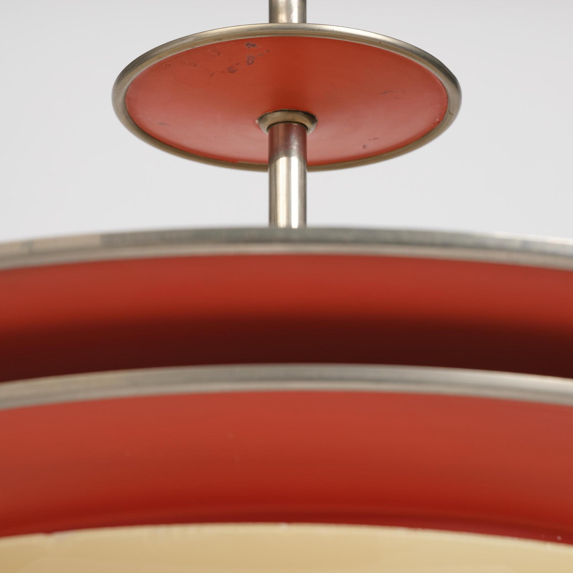 Erik Tidstrand, taklampa, modell 28805, Nordiska Kompaniet, 1930-tal.