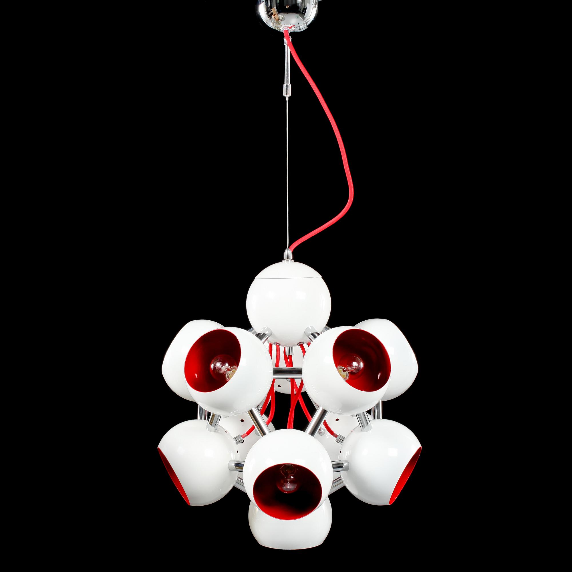 TAKLAMPA, "Spazio", Rydéns, 2000-tal. Höjd 52 cm.