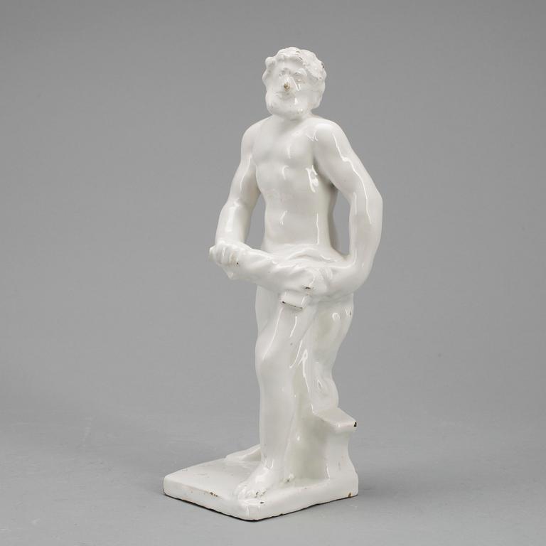 SKULPTUR, porslin/keramik, möjligen 1700-tal.