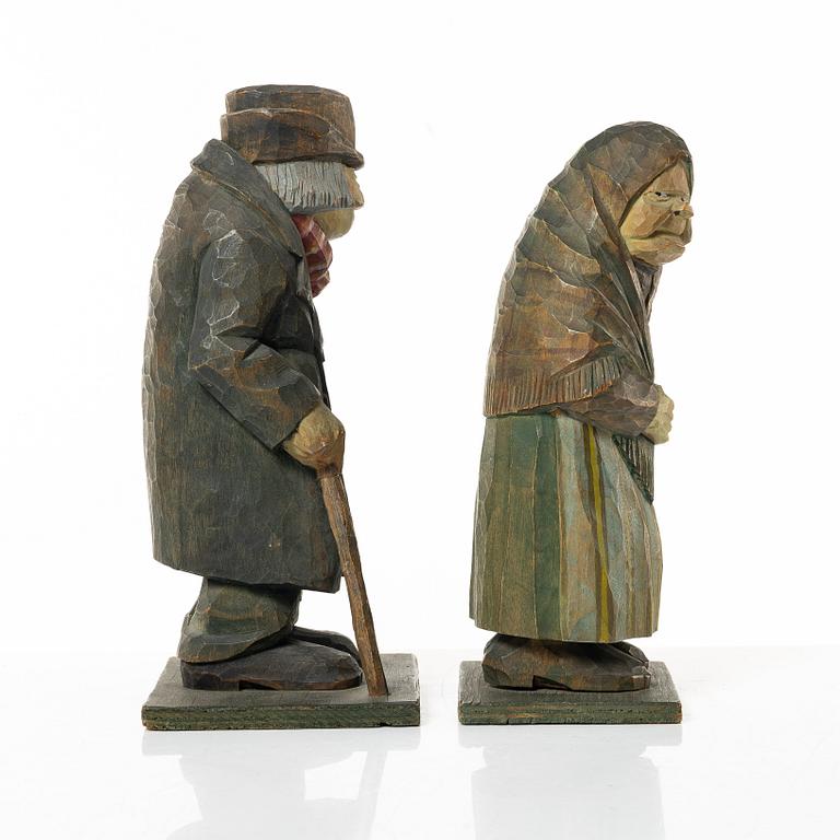 Herman Rosell, Old Man and Old Woman.