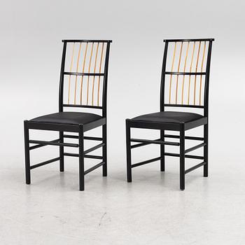 Josef Frank, chairs, a pair, model 2025, Firma Svenskt Tenn.