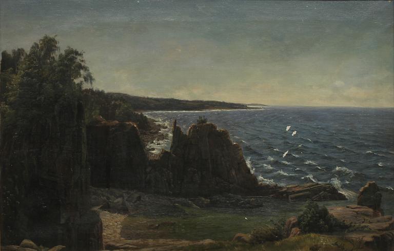 JOHANNES BOESEN, hans art, olja på duk, ej signerad.