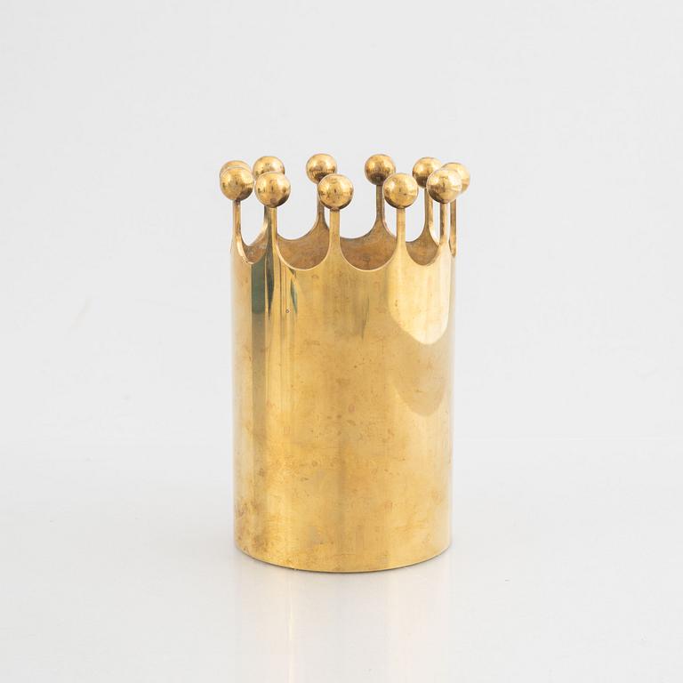 Pierre Forssell, vase, The Brass Studio, Skultuna, 1989.