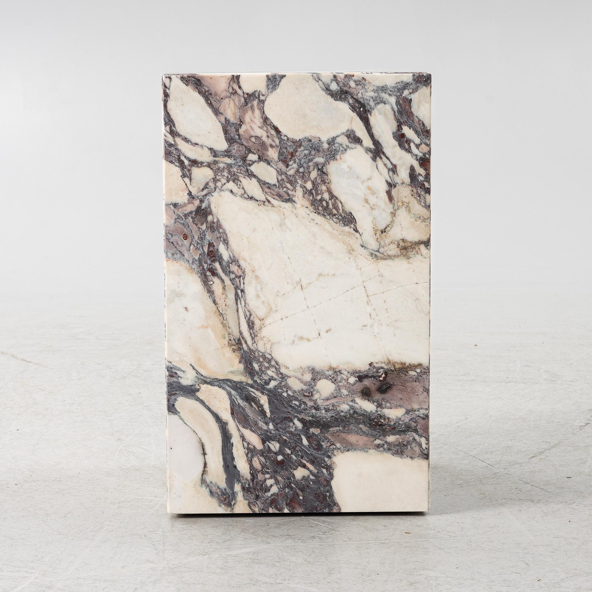 Norm Architects, pedestal/side table, "Plinth Tall", Audo Copenhagen.