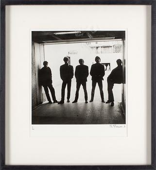 PHILIP TOWNSEND, gelatinsilverfotografi "Rolling Stones", signerad Philip Townsend och numrerad 7/50.