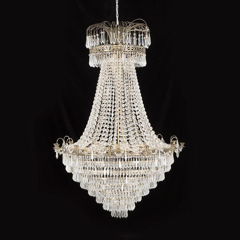 An empire style chandelier from around the year 2000.
