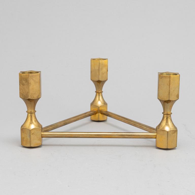 Lars Bergsten, a set of five brass candlesticks from Gusum.