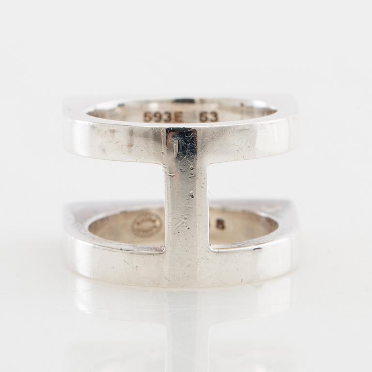 Georg Jensen, Ring "Aria" model no. 593E sterling silver.