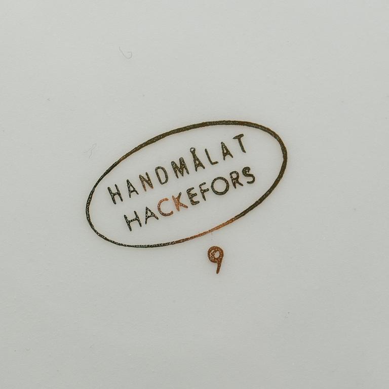 MATSERVIS, 58 delar, porslin, Hackefors.