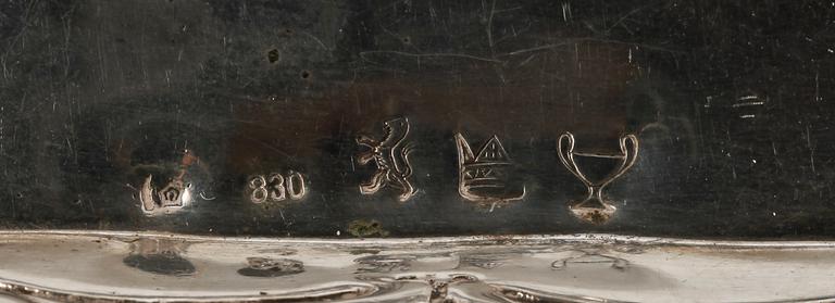 FAT, silver, barockstil, Tyskland 1800/1900-tal. Vikt ca 245 gram.