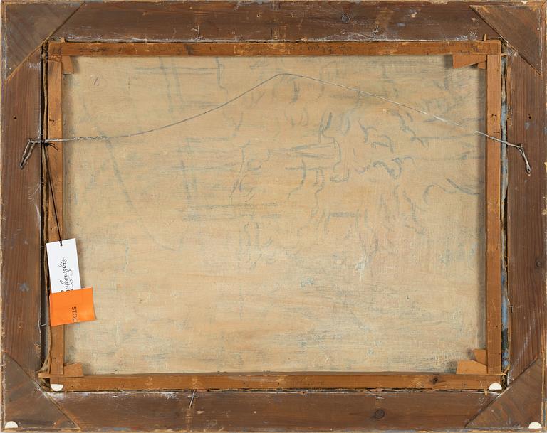 Albert Petri, oil on canvas, signed and dated 1919.