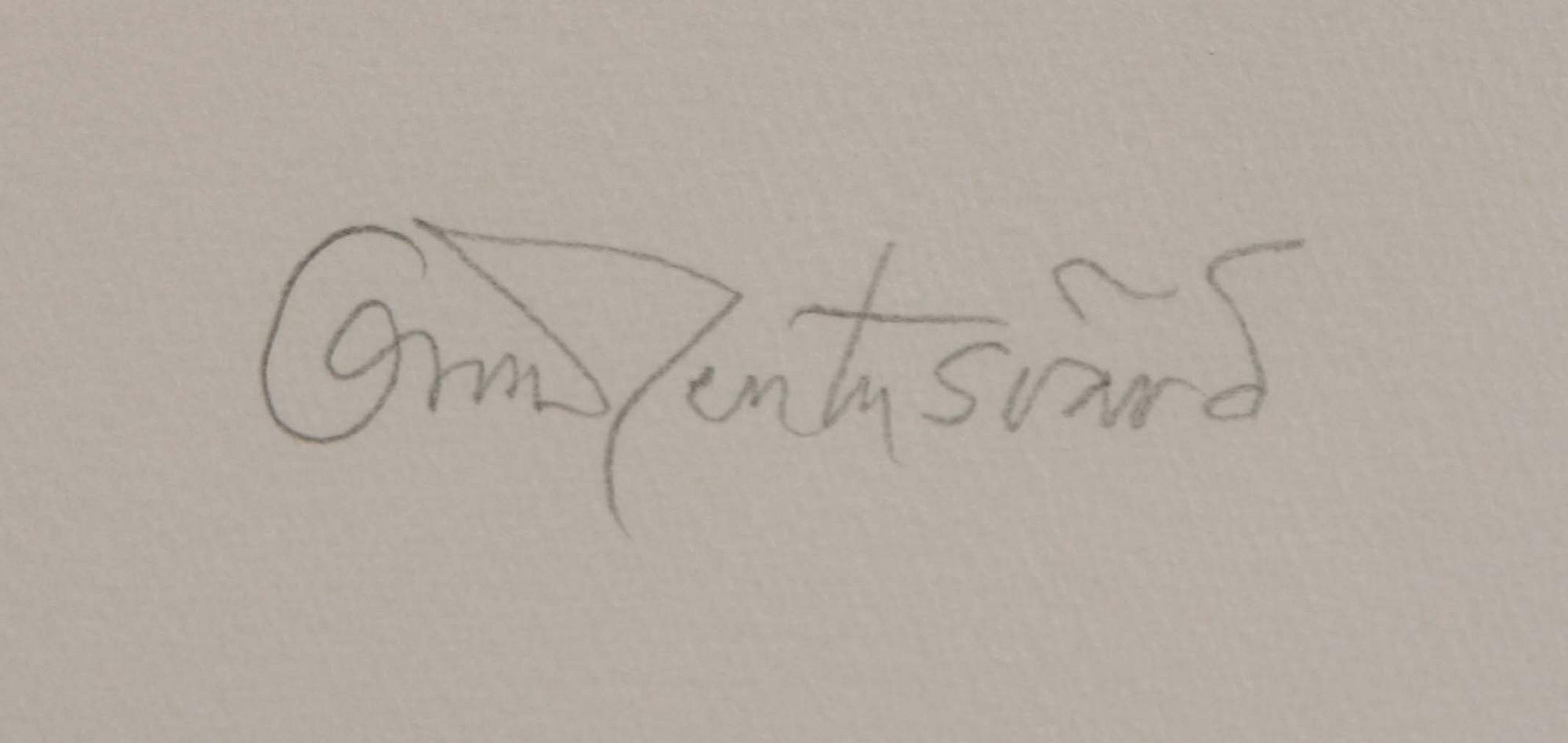 OSCAR REUTERSWÄRD, färglitografier, 2 st, sign o numr 1/200 samt EA.