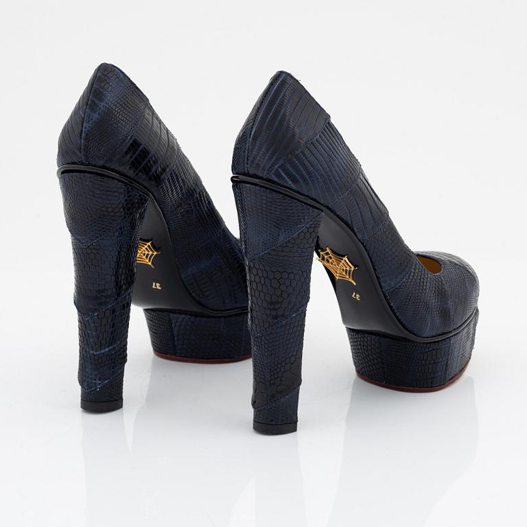 Charlotte Olympia, Pumps, storlek 37.