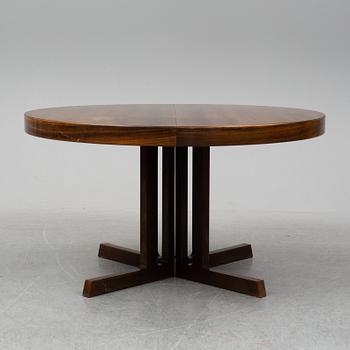 A 1960's Danish rosewood dining table.