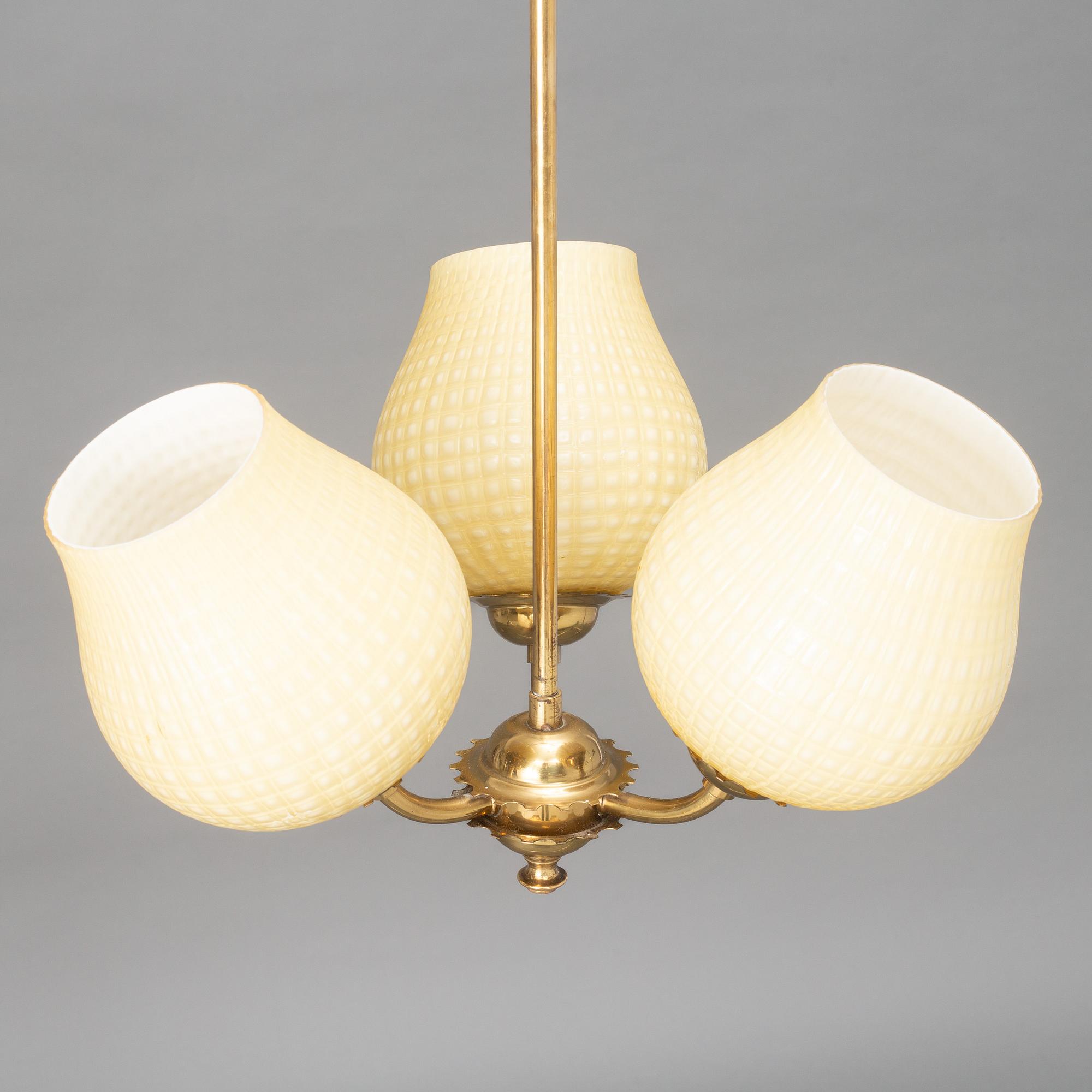 A Swedish Modern Ceiling Light, 1940s.