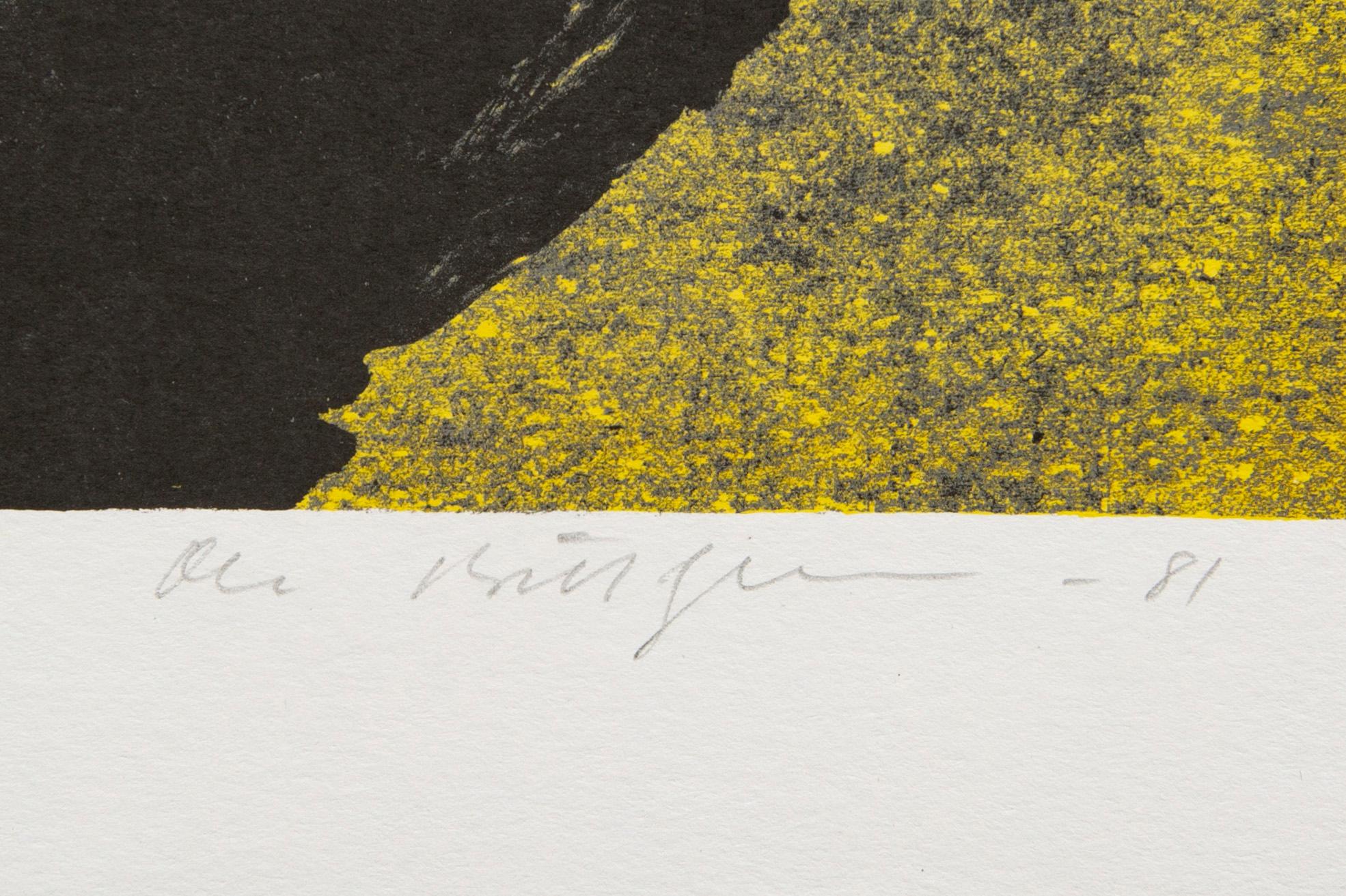 Ola Billgren, color lithograph, sigbed -81 EA.