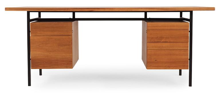 SKRIVBORD, "Large Executive Desk", Florence Knoll, Knoll International, NK:s verkstäder i Nyköping, 1964.