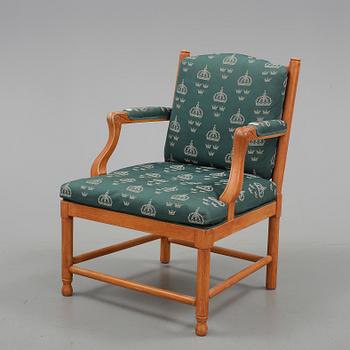 FÅTÖLJ, sk Gripsholmsmodell. 1900-tal.