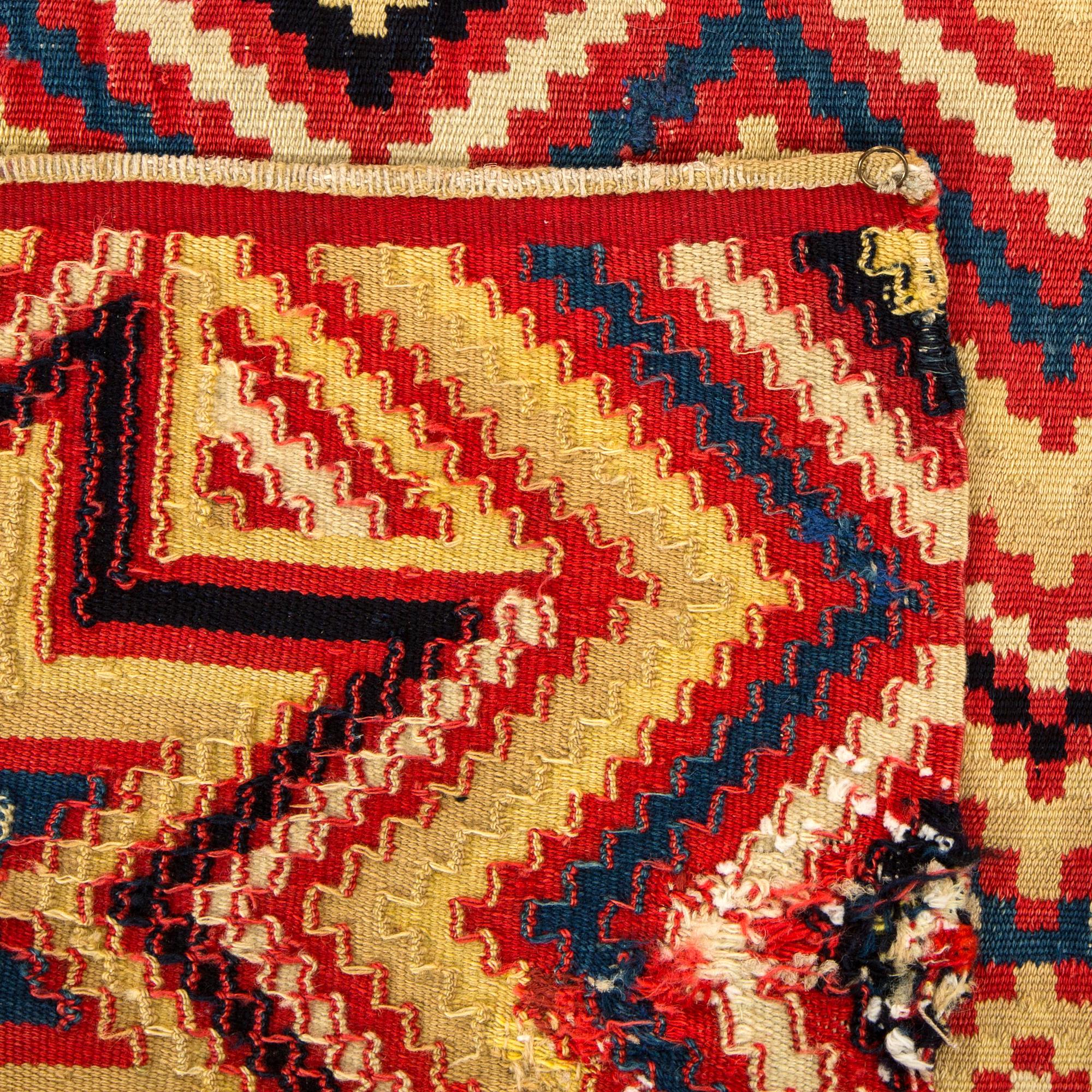 A Swedish flatweave quilt Scania later part of the 19th century ca 174 x 105 cm.