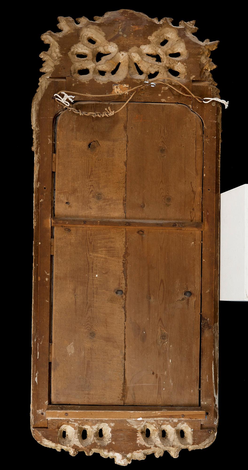 SPEGEL. Stockholmsarbete, 1700-talets andra hälft. Rokoko.