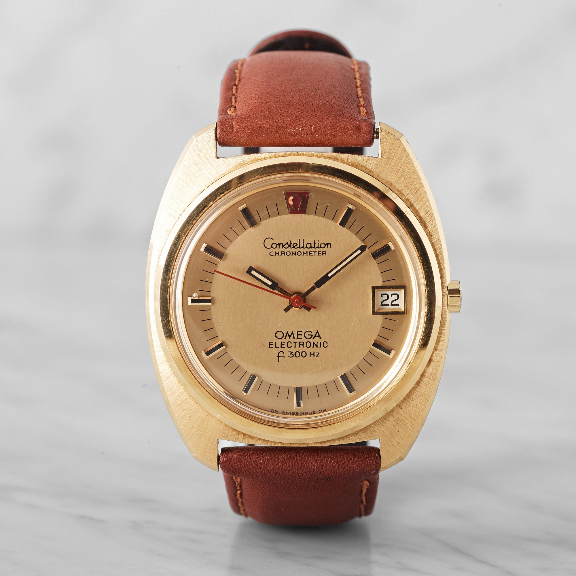 OMEGA Constellation Chronometer Electronic f 300 Hz wristwatch 38 mm Bukowskis