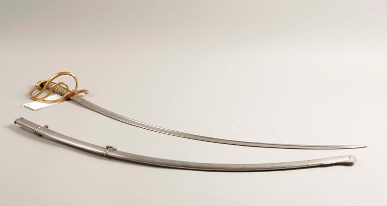 OFFICERSSABEL, 1800-tal.