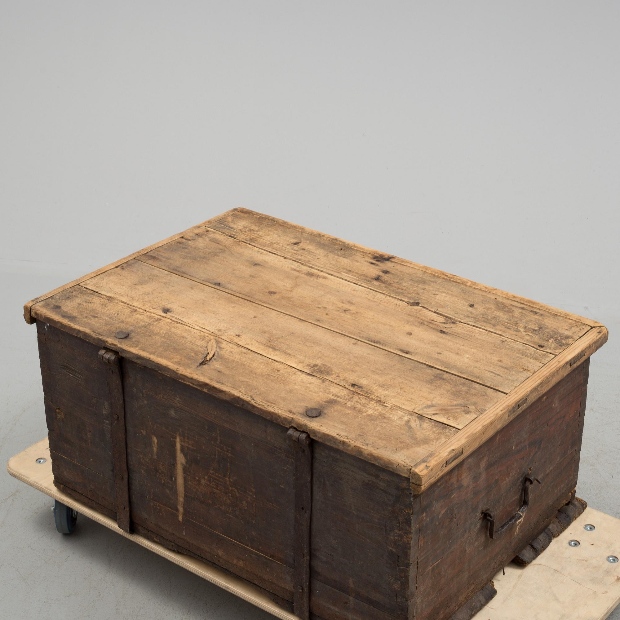 An 18th century chest.